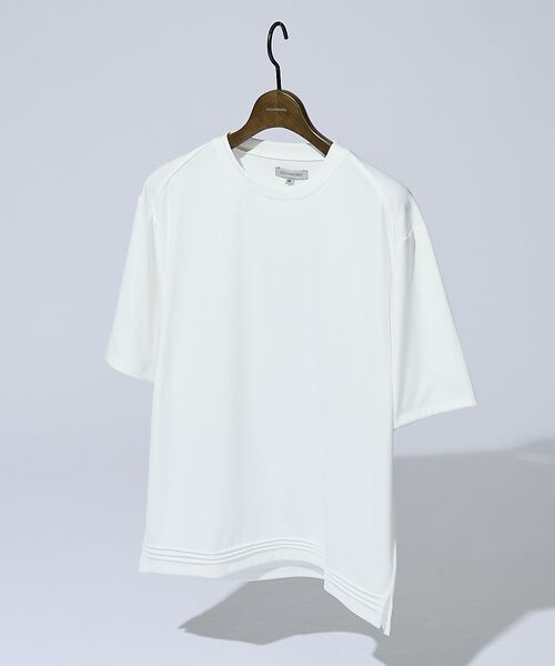 DESIGNWORKS / デザインワークス Tシャツ | 【接触冷感】ツイルジャージー ピンタック Tシャツ | 詳細3