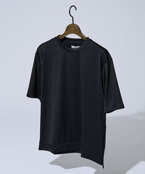 DESIGNWORKS / デザインワークス Tシャツ | 【接触冷感】ツイルジャージー ピンタック Tシャツ | 詳細4