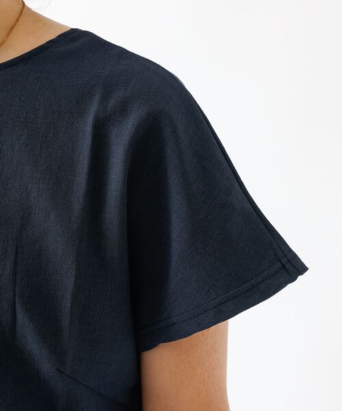 DESIGNWORKS / デザインワークス シャツ・ブラウス | 【セットアップ対応】リネン調バックタックブラウス | 詳細26