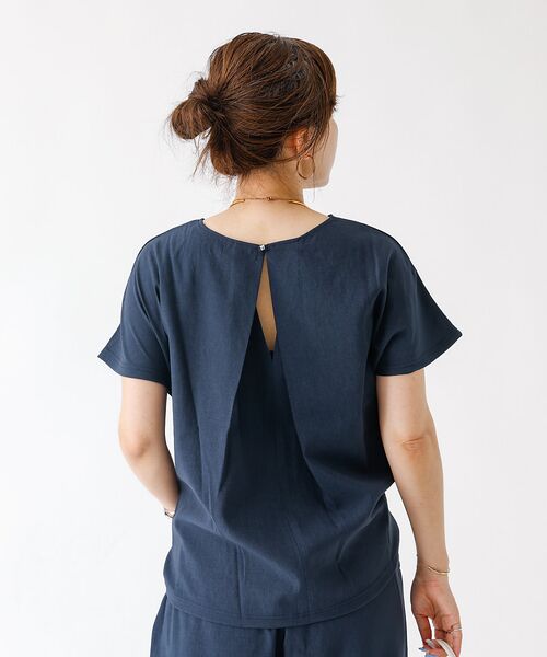 DESIGNWORKS / デザインワークス シャツ・ブラウス | 【セットアップ対応】リネン調バックタックブラウス | 詳細16