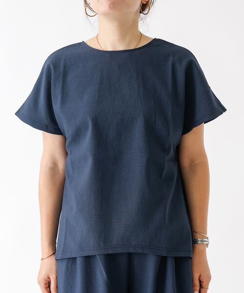 DESIGNWORKS / デザインワークス シャツ・ブラウス | 【セットアップ対応】リネン調バックタックブラウス | 詳細21