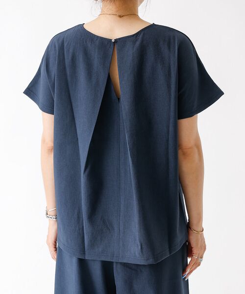 DESIGNWORKS / デザインワークス シャツ・ブラウス | 【セットアップ対応】リネン調バックタックブラウス | 詳細23