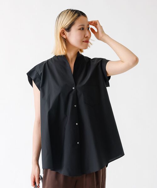 DESIGNWORKS / デザインワークス シャツ・ブラウス | コットンノースリーブシャツ | 詳細9