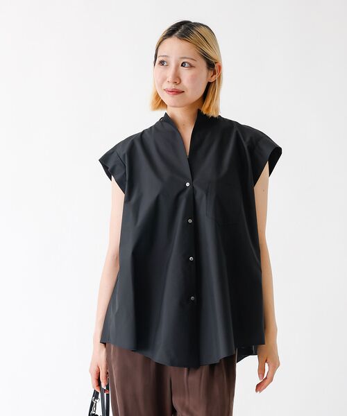 DESIGNWORKS / デザインワークス シャツ・ブラウス | コットンノースリーブシャツ | 詳細10