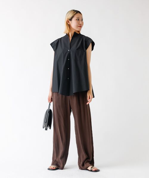 DESIGNWORKS / デザインワークス シャツ・ブラウス | コットンノースリーブシャツ | 詳細12