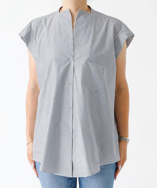 DESIGNWORKS / デザインワークス シャツ・ブラウス | コットンノースリーブシャツ | 詳細21