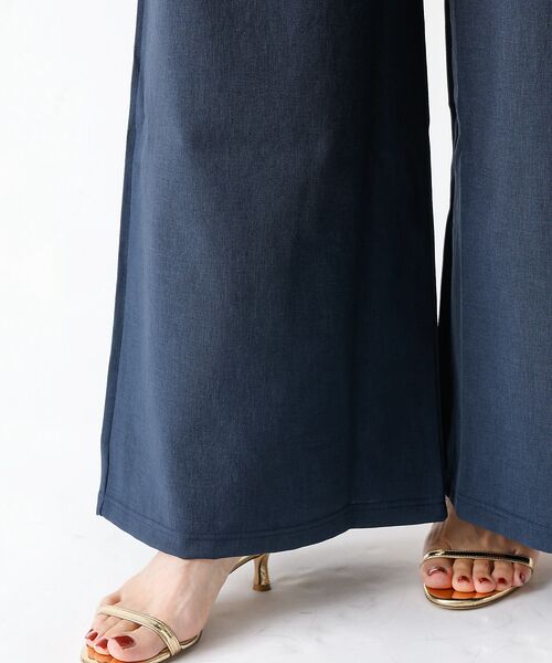 DESIGNWORKS / デザインワークス パンツ | 【セットアップ対応】リネン調リラックスタックワイドパンツ | 詳細23