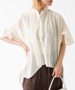 DESIGNWORKS / デザインワークス シャツ・ブラウス | オーガンジーシアーラウンドヘムシャツ