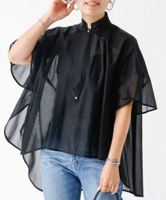 DESIGNWORKS / デザインワークス シャツ・ブラウス | オーガンジーシアーラウンドヘムシャツ