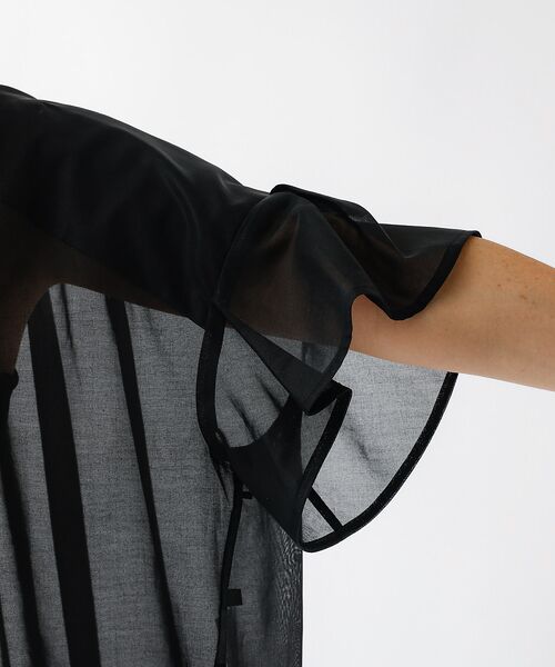 DESIGNWORKS / デザインワークス シャツ・ブラウス | オーガンジーシアーラウンドヘムシャツ | 詳細20