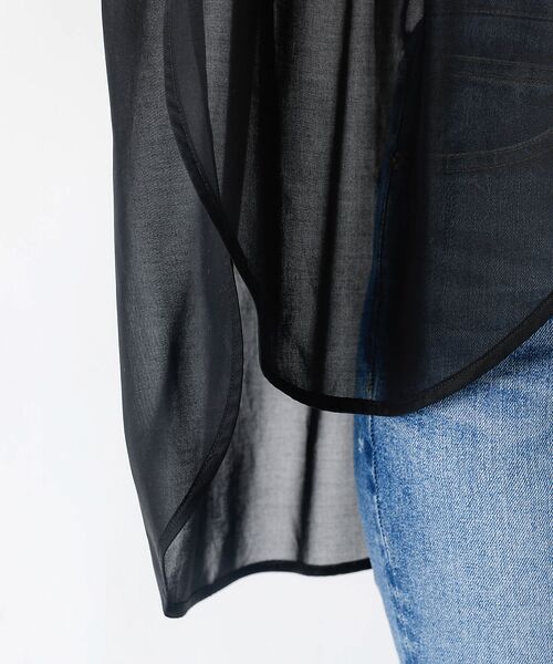 DESIGNWORKS / デザインワークス シャツ・ブラウス | オーガンジーシアーラウンドヘムシャツ | 詳細21
