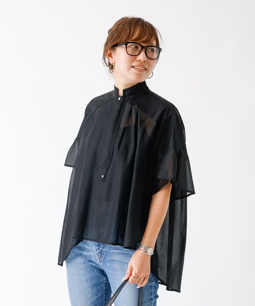 DESIGNWORKS / デザインワークス シャツ・ブラウス | オーガンジーシアーラウンドヘムシャツ | 詳細12