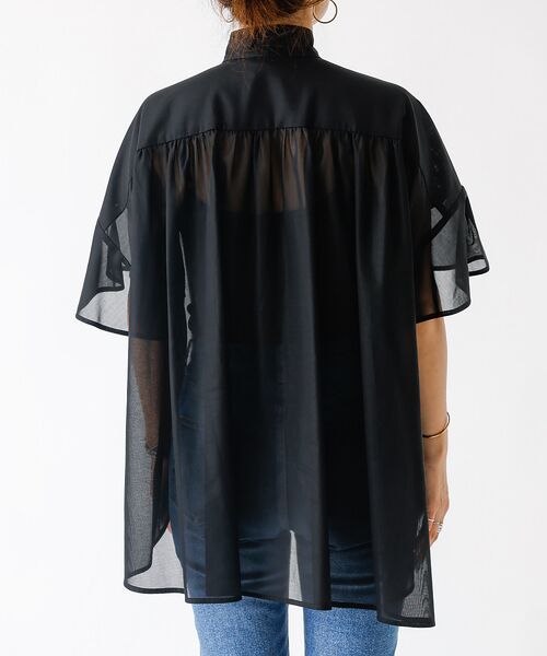 DESIGNWORKS / デザインワークス シャツ・ブラウス | オーガンジーシアーラウンドヘムシャツ | 詳細18