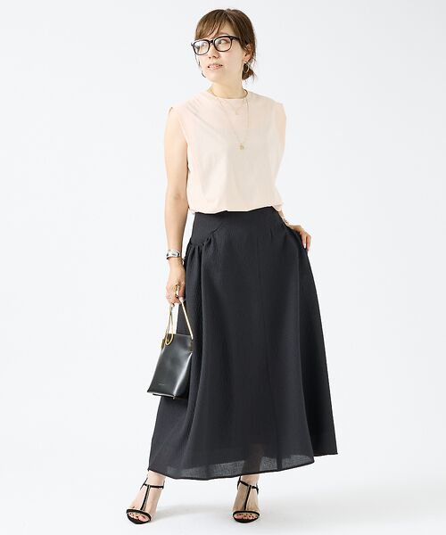 DESIGNWORKS / デザインワークス ロング・マキシ丈スカート | オーガンジージャガードスカート | 詳細12