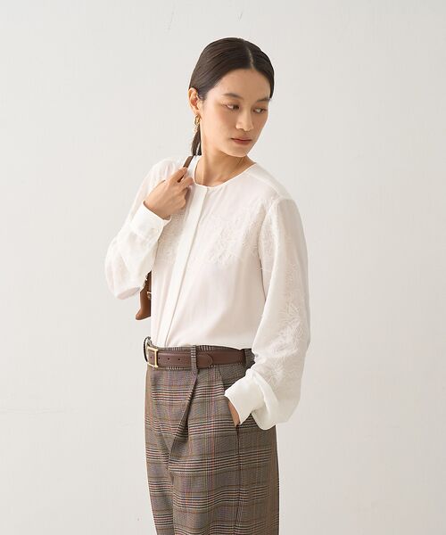 DESIGNWORKS / デザインワークス シャツ・ブラウス | キュプララッセルレースブラウス | 詳細2