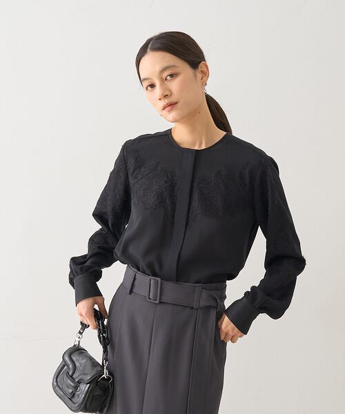 DESIGNWORKS / デザインワークス シャツ・ブラウス | キュプララッセルレースブラウス | 詳細10