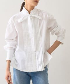 DESIGNWORKS / デザインワークス シャツ・ブラウス | ボウタイ付きフロントプリーツシャツ