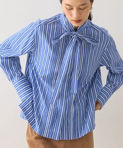 DESIGNWORKS / デザインワークス シャツ・ブラウス | ボウタイ付きフロントプリーツシャツ