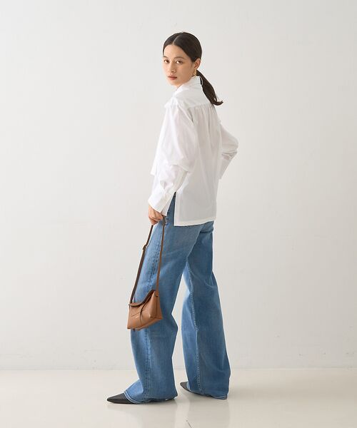 DESIGNWORKS / デザインワークス シャツ・ブラウス | ボウタイ付きフロントプリーツシャツ | 詳細8