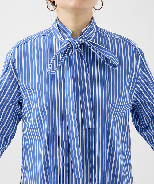 DESIGNWORKS / デザインワークス シャツ・ブラウス | ボウタイ付きフロントプリーツシャツ | 詳細23