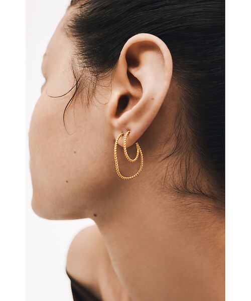 BARJEWELLERY/バージュエリー】TWISTED ELONGATED （ピアス