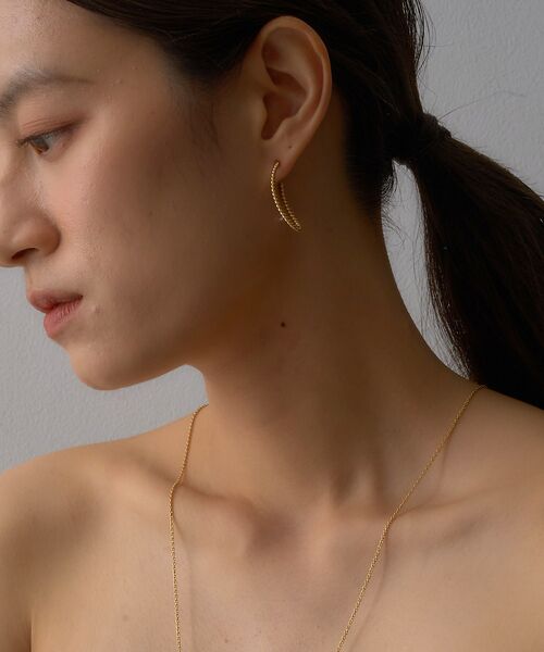 DESIGNWORKS / デザインワークス ピアス・イヤリング | 【BARJEWELLERY/バージュエリー】TWISTED ELONGATED | 詳細2