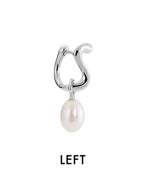 DESIGNWORKS / デザインワークス ピアス・イヤリング | 【MARIA BLACK/マリアブラック 】Lngebro Huggie Sil | 詳細2