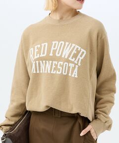 DESIGNWORKS / デザインワークス スウェット | 【REMI ELIEF/レミレリーフ】SP加⼯3⾶び裏⽑別注スウェット RED