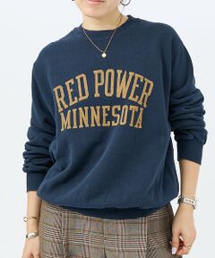 DESIGNWORKS / デザインワークス スウェット | 【REMI ELIEF/レミレリーフ】SP加⼯3⾶び裏⽑別注スウェット RED