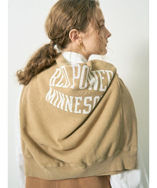 DESIGNWORKS / デザインワークス スウェット | 【REMI ELIEF/レミレリーフ】SP加⼯3⾶び裏⽑別注スウェット RED | 詳細6