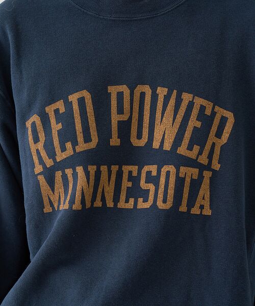 DESIGNWORKS / デザインワークス スウェット | 【REMI ELIEF/レミレリーフ】SP加⼯3⾶び裏⽑別注スウェット RED | 詳細24