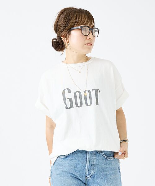 DESIGNWORKS / デザインワークス Tシャツ | 【REMI RELIEF/レミレリーフ】 16/-天竺 GOOTプリントTシャツ | 詳細1