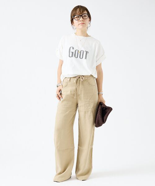 DESIGNWORKS / デザインワークス Tシャツ | 【REMI RELIEF/レミレリーフ】 16/-天竺 GOOTプリントTシャツ | 詳細3