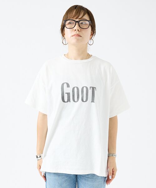 DESIGNWORKS / デザインワークス Tシャツ | 【REMI RELIEF/レミレリーフ】 16/-天竺 GOOTプリントTシャツ | 詳細8