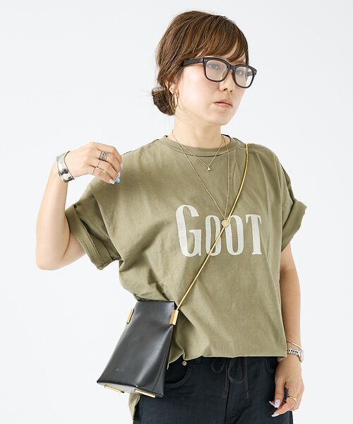 DESIGNWORKS / デザインワークス Tシャツ | 【REMI RELIEF/レミレリーフ】 16/-天竺 GOOTプリントTシャツ | 詳細15