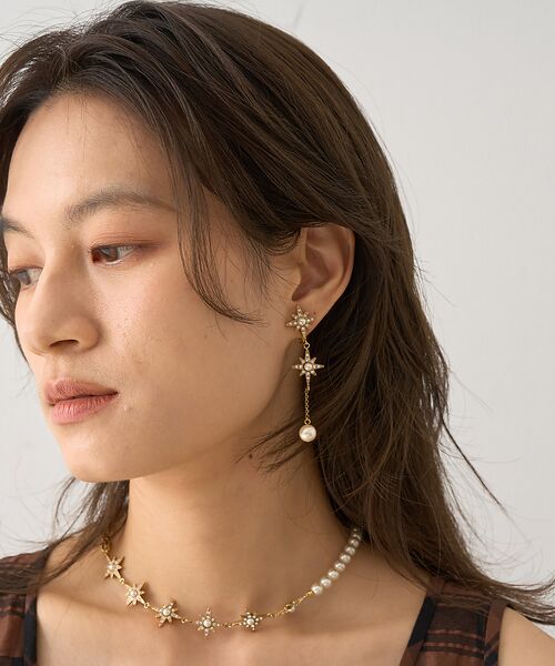 ADER.bijoux/アデルビジュー】 pearl short NK パール
