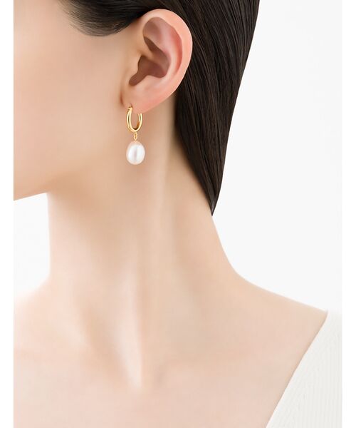 DESIGNWORKS / デザインワークス ピアス・イヤリング | 【MARIHA/マリハ 】月の夢 フープピアスS | 詳細4