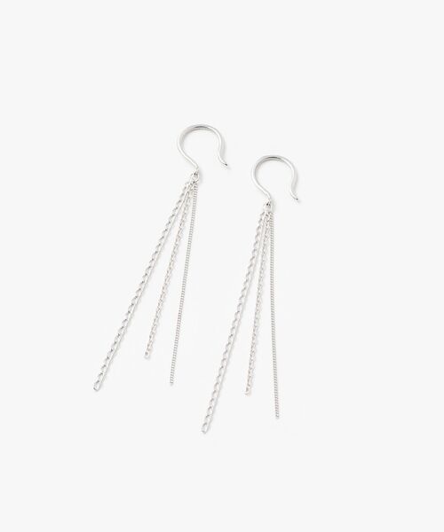 DESIGNWORKS / デザインワークス ピアス・イヤリング | 【MARIHA/マリハ】雨音 ピアス シルバー 5cm | 詳細1