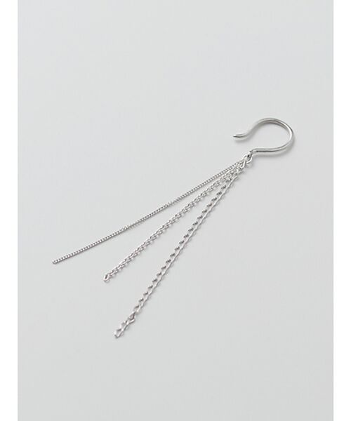 DESIGNWORKS / デザインワークス ピアス・イヤリング | 【MARIHA/マリハ】雨音 ピアス シルバー 5cm | 詳細2