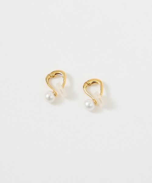 DESIGNWORKS / デザインワークス ピアス・イヤリング | 【MARIHA/マリハ】月の夢 イヤリングS 　ゴールド | 詳細2