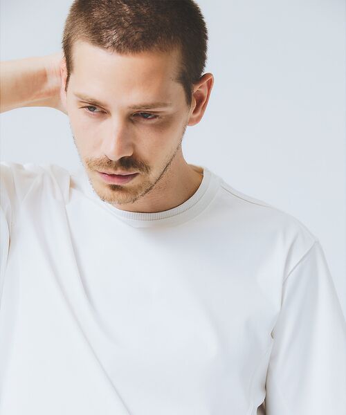 DESIGNWORKS / デザインワークス Tシャツ | 【接触冷感】クールスムース Tシャツ / アンサンブル対応(ホワイト)