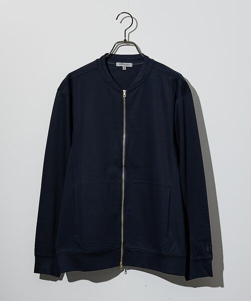 DESIGNWORKS / デザインワークス ブルゾン | 【接触冷感】クールスムース ブルゾン / アンサンブル対応(ネイビー)