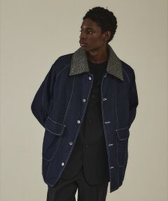 DESIGNWORKS / デザインワークス ブルゾン | デタッチャブルカラー デニムブルゾン/ジャケット