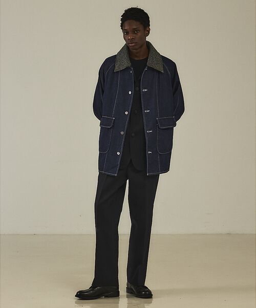 DESIGNWORKS / デザインワークス ブルゾン | デタッチャブルカラー デニムブルゾン/ジャケット | 詳細1