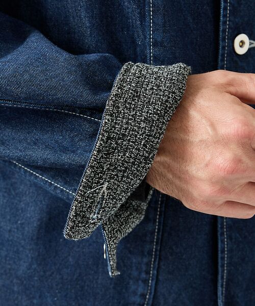 DESIGNWORKS / デザインワークス ブルゾン | デタッチャブルカラー デニムブルゾン/ジャケット | 詳細12