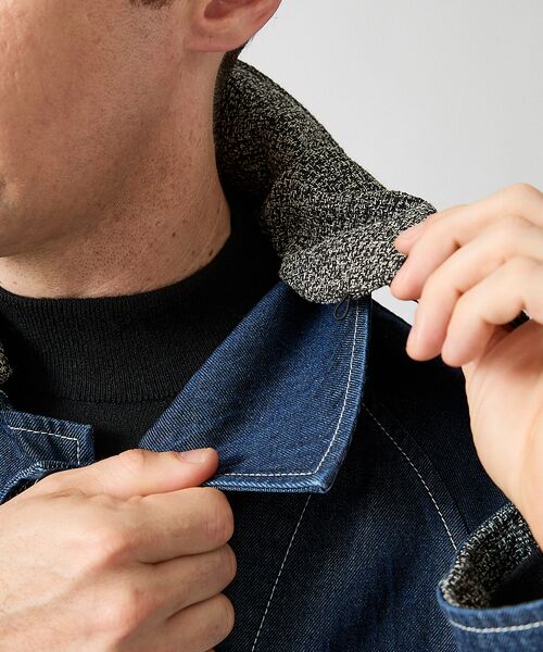 DESIGNWORKS / デザインワークス ブルゾン | デタッチャブルカラー デニムブルゾン/ジャケット | 詳細6