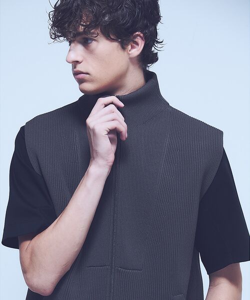 DESIGNWORKS / デザインワークス ベスト | 【セットアップ対応】ミラノリブ ドライバーズベスト | 詳細12