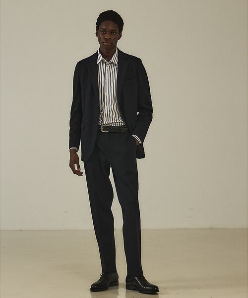 DESIGNWORKS / デザインワークス スラックス・ドレスパンツ | 【セットアップ対応】ダブルジャガード ジャージ パンツ/スラックス | 詳細4