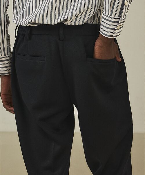 DESIGNWORKS / デザインワークス スラックス・ドレスパンツ | 【セットアップ対応】ダブルジャガード ジャージ パンツ/スラックス | 詳細7