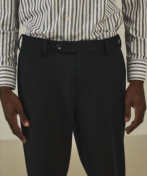 DESIGNWORKS / デザインワークス スラックス・ドレスパンツ | 【セットアップ対応】ダブルジャガード ジャージ パンツ/スラックス | 詳細8